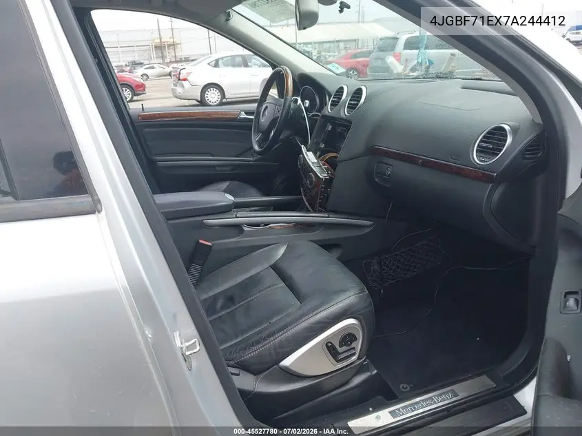 2007 Mercedes-Benz Gl 450 4Matic VIN: 4JGBF71EX7A244412 Lot: 45527780