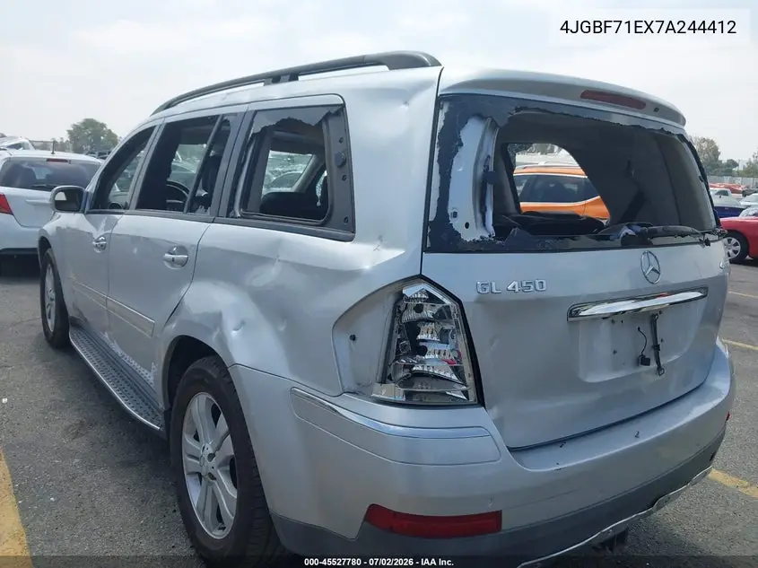 2007 Mercedes-Benz Gl 450 4Matic VIN: 4JGBF71EX7A244412 Lot: 45527780
