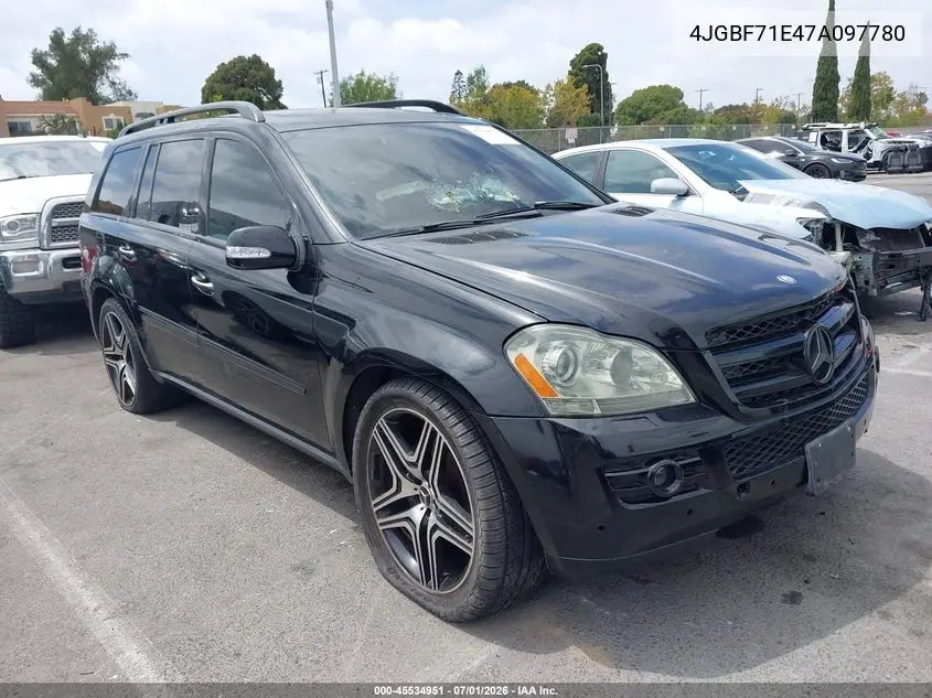 2007 Mercedes-Benz Gl 450 4Matic VIN: 4JGBF71E47A097780 Lot: 45534951