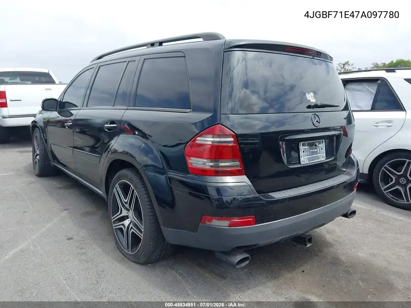 2007 Mercedes-Benz Gl 450 4Matic VIN: 4JGBF71E47A097780 Lot: 45534951