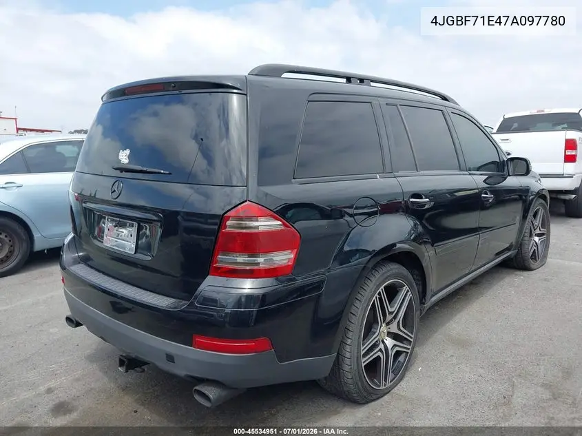 2007 Mercedes-Benz Gl 450 4Matic VIN: 4JGBF71E47A097780 Lot: 45534951