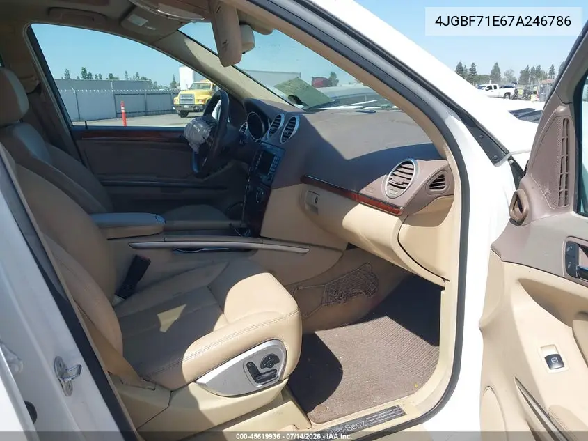 2007 Mercedes-Benz Gl 450 4Matic VIN: 4JGBF71E67A246786 Lot: 45619936