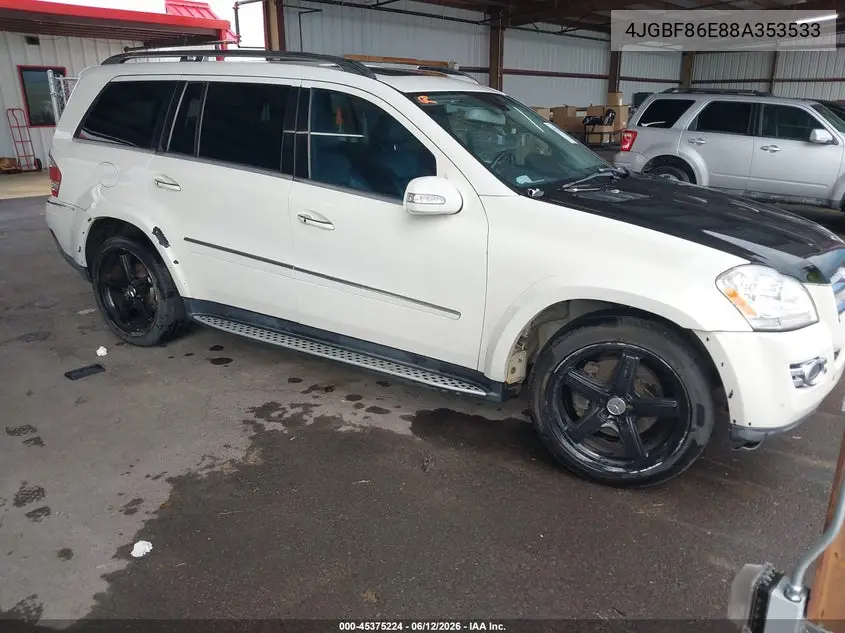 2008 Mercedes-Benz Gl-Class 5.5L VIN: 4JGBF86E88A353533 Lot: 45375224
