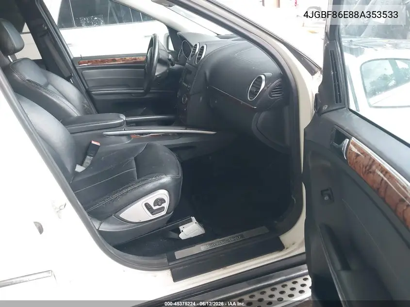 2008 Mercedes-Benz Gl-Class 5.5L VIN: 4JGBF86E88A353533 Lot: 45375224