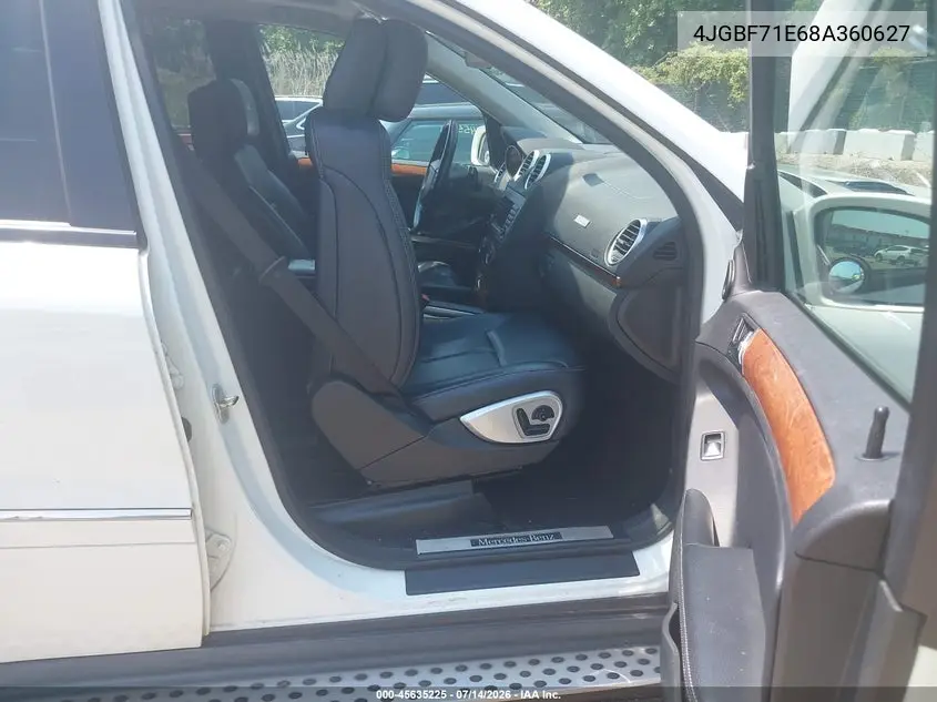 2008 Mercedes-Benz Gl-Class 4.6L VIN: 4JGBF71E68A360627 Lot: 45635225