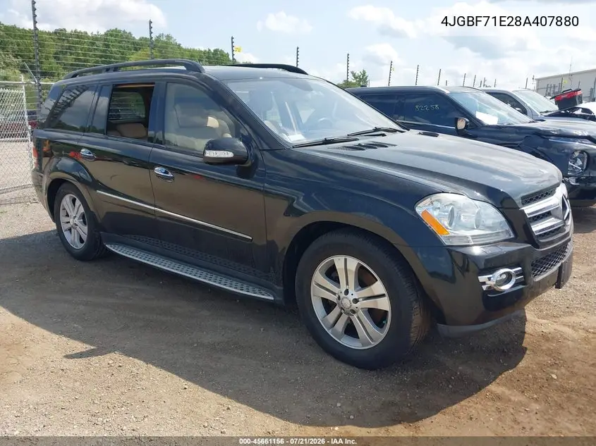 2008 Mercedes-Benz Gl-Class 4.6L VIN: 4JGBF71E28A407880 Lot: 45661156