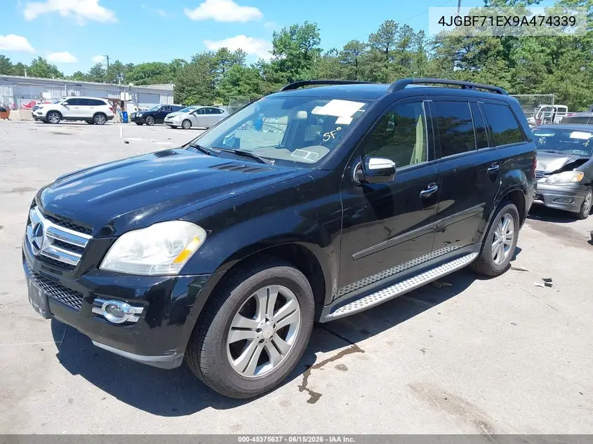 2009 Mercedes-Benz Gl 450 4Matic VIN: 4JGBF71EX9A474339 Lot: 45375637