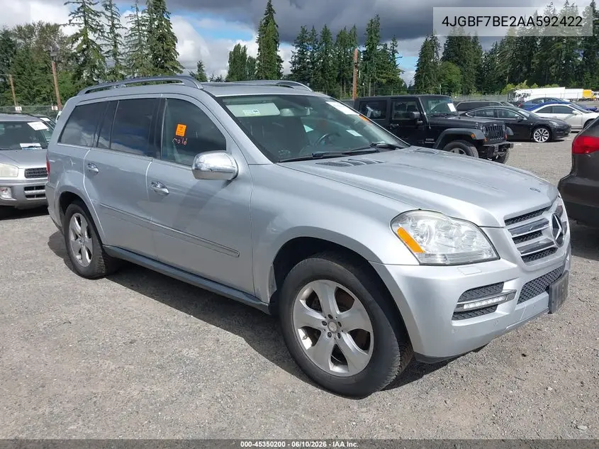 2010 Mercedes-Benz Gl 450 4Matic VIN: 4JGBF7BE2AA592422 Lot: 45350200