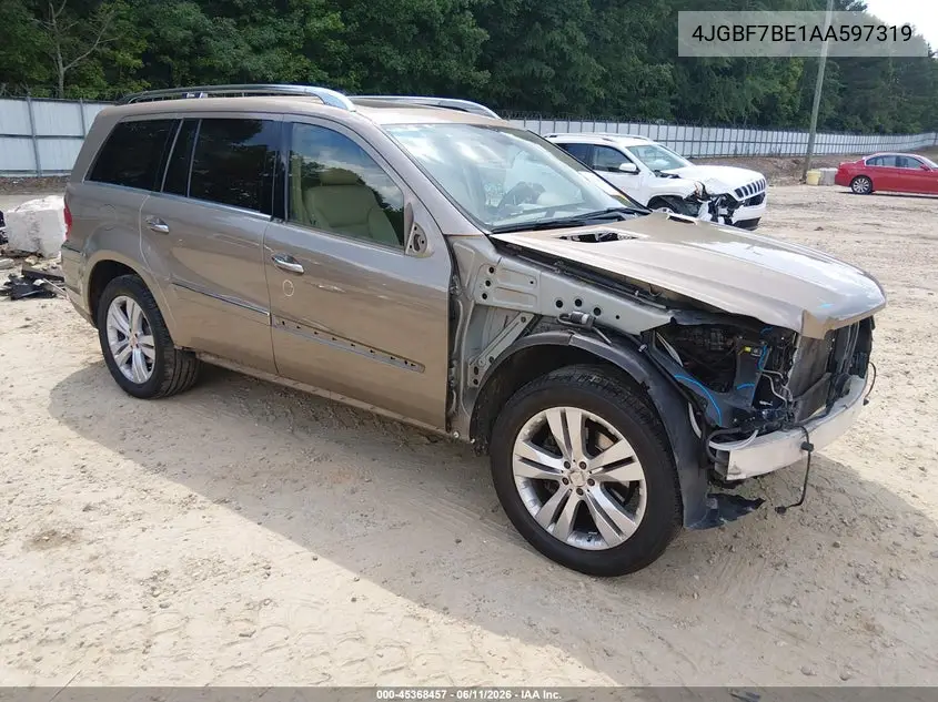 2010 Mercedes-Benz Gl 450 4Matic VIN: 4JGBF7BE1AA597319 Lot: 45368457