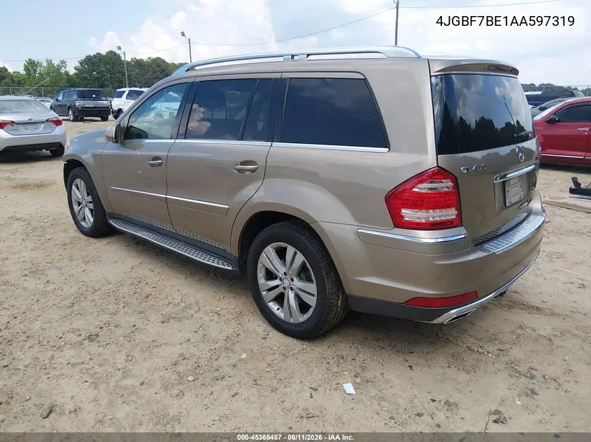 2010 Mercedes-Benz Gl 450 4Matic VIN: 4JGBF7BE1AA597319 Lot: 45368457
