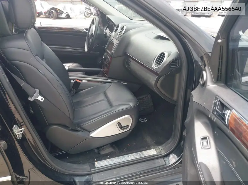2010 Mercedes-Benz Gl 450 4Matic VIN: 4JGBF7BE4AA556540 Lot: 45505810