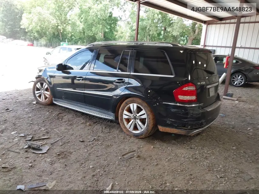 2010 Mercedes-Benz Gl 450 4Matic VIN: 4JGBF7BE9AA548823 Lot: 45559103