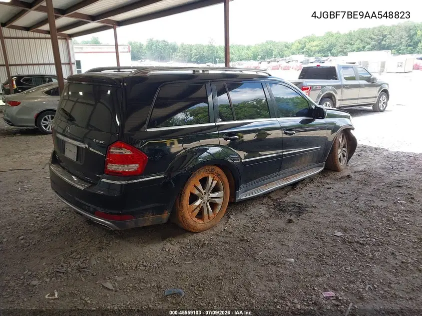2010 Mercedes-Benz Gl 450 4Matic VIN: 4JGBF7BE9AA548823 Lot: 45559103