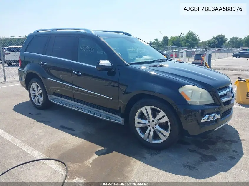 2010 Mercedes-Benz Gl 450 4Matic VIN: 4JGBF7BE3AA588976 Lot: 45591453