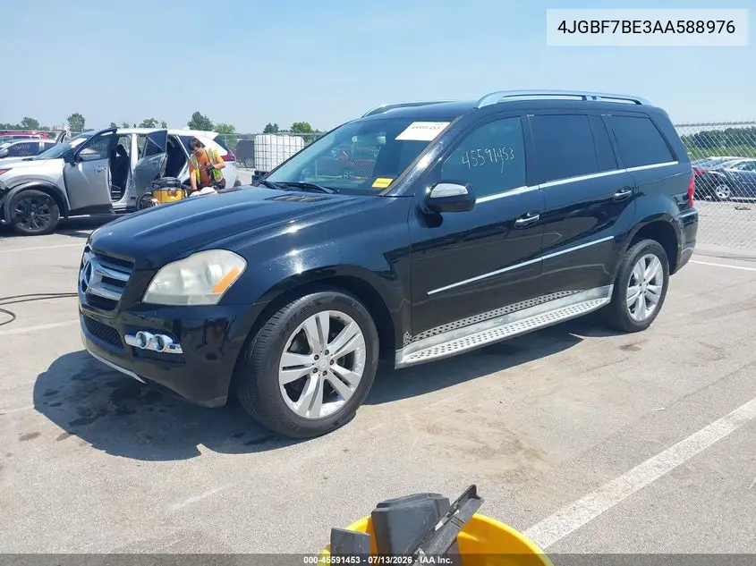 2010 Mercedes-Benz Gl 450 4Matic VIN: 4JGBF7BE3AA588976 Lot: 45591453