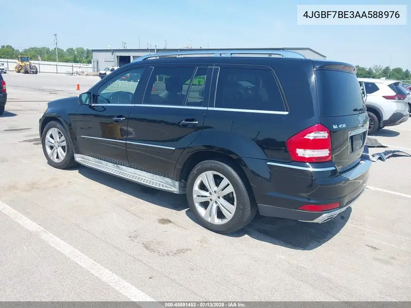 2010 Mercedes-Benz Gl 450 4Matic VIN: 4JGBF7BE3AA588976 Lot: 45591453