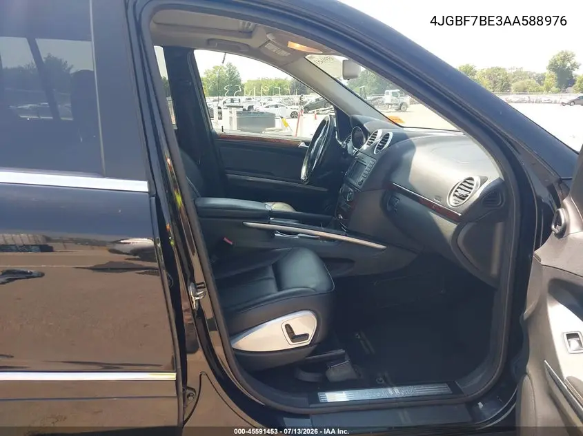 2010 Mercedes-Benz Gl 450 4Matic VIN: 4JGBF7BE3AA588976 Lot: 45591453