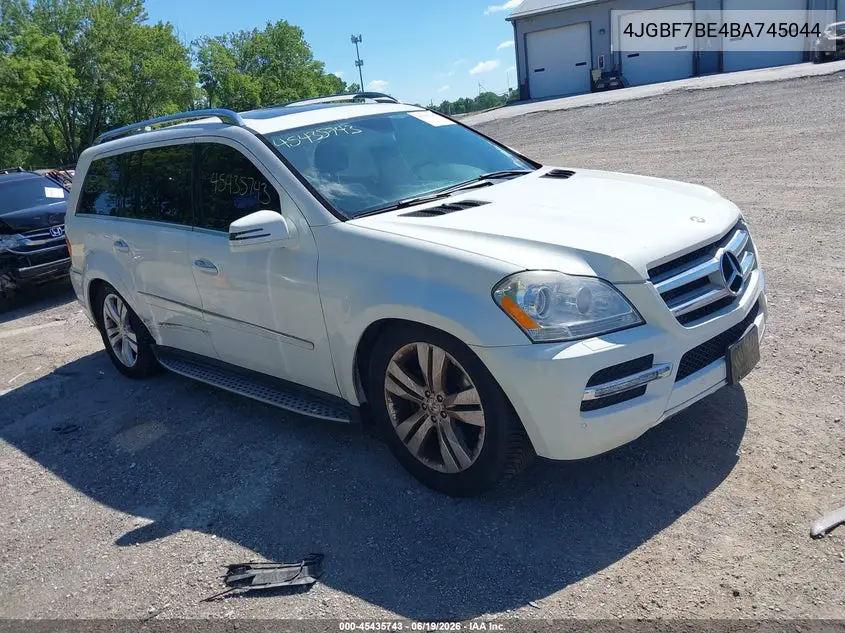 2011 Mercedes-Benz Gl 450 4Matic VIN: 4JGBF7BE4BA745044 Lot: 45435743