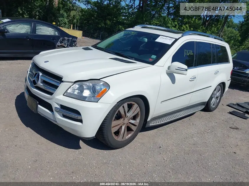 2011 Mercedes-Benz Gl 450 4Matic VIN: 4JGBF7BE4BA745044 Lot: 45435743