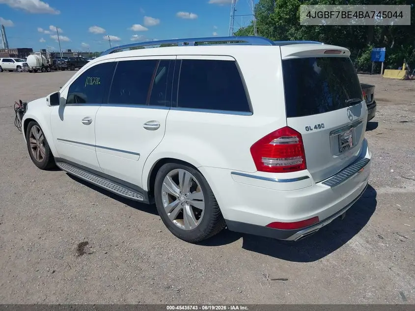 2011 Mercedes-Benz Gl 450 4Matic VIN: 4JGBF7BE4BA745044 Lot: 45435743