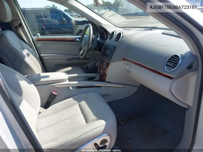2011 Mercedes-Benz Gl 450 4Matic VIN: 4JGBF7BE8BA723161 Lot: 45486919