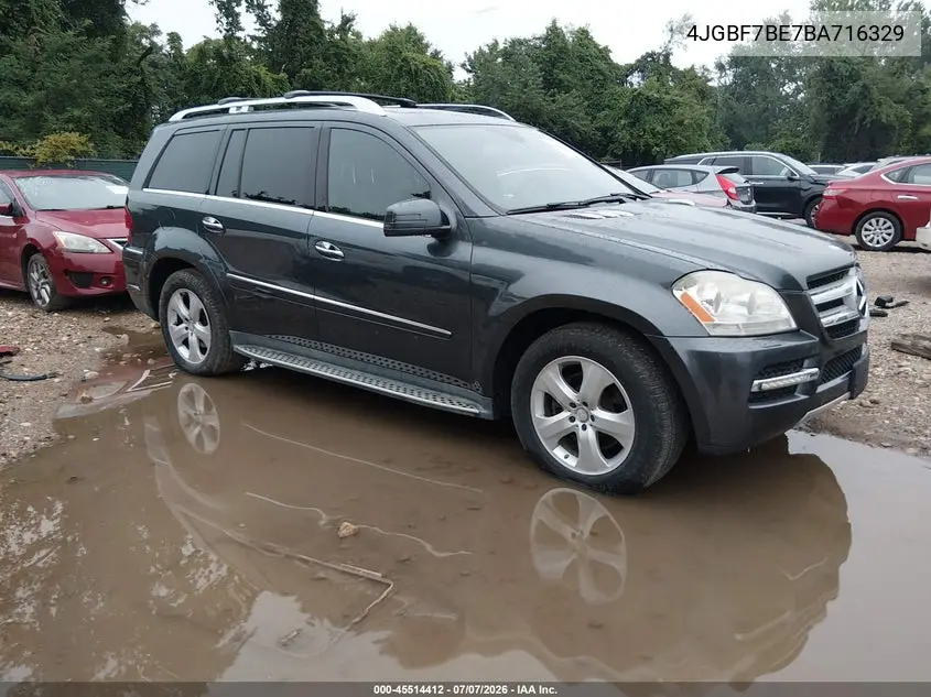 2011 Mercedes-Benz Gl 450 4Matic VIN: 4JGBF7BE7BA716329 Lot: 45514412