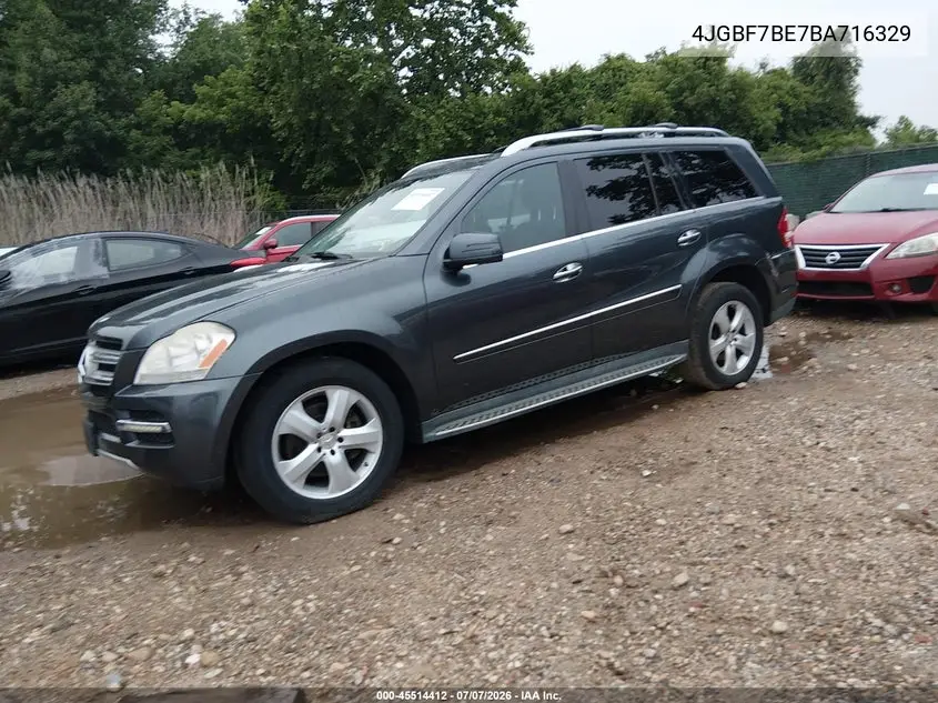 2011 Mercedes-Benz Gl 450 4Matic VIN: 4JGBF7BE7BA716329 Lot: 45514412