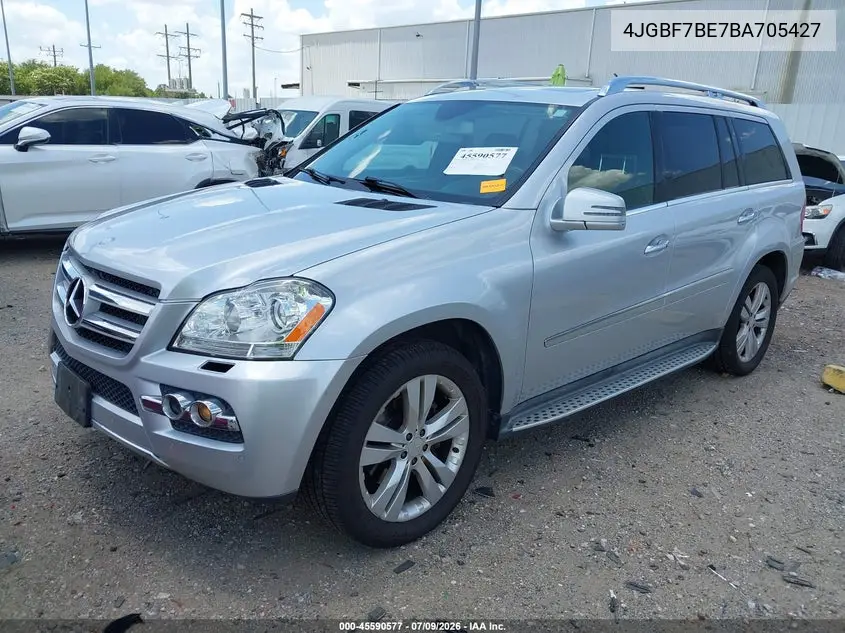 2011 Mercedes-Benz Gl 450 4Matic VIN: 4JGBF7BE7BA705427 Lot: 45590577