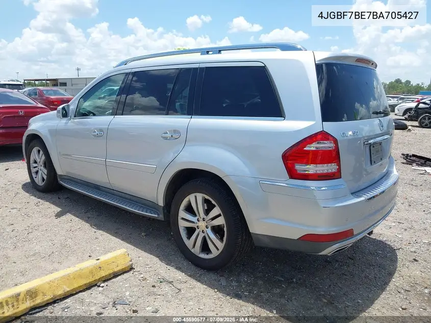 2011 Mercedes-Benz Gl 450 4Matic VIN: 4JGBF7BE7BA705427 Lot: 45590577