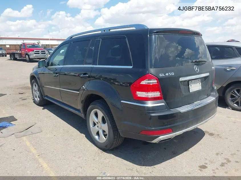 2011 Mercedes-Benz Gl 450 4Matic VIN: 4JGBF7BE5BA756232 Lot: 45596423