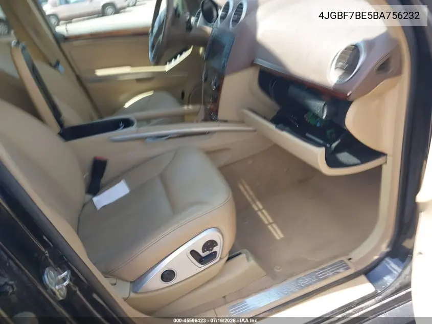 2011 Mercedes-Benz Gl 450 4Matic VIN: 4JGBF7BE5BA756232 Lot: 45596423