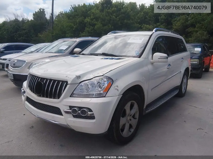 2011 Mercedes-Benz Gl 450 4Matic VIN: 4JGBF7BE9BA740079 Lot: 45625756