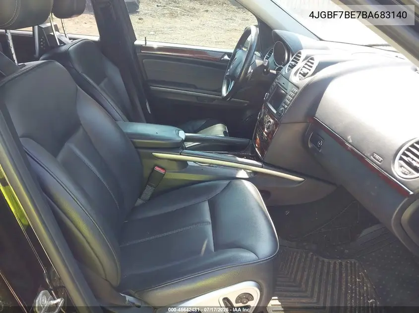 2011 Mercedes-Benz Gl 450 4Matic VIN: 4JGBF7BE7BA683140 Lot: 45642481