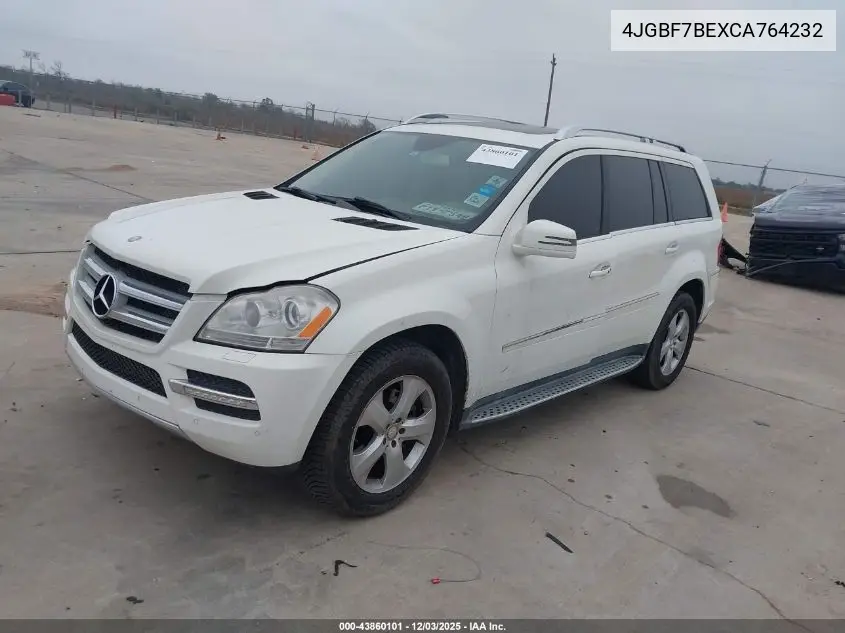 4JGBF7BEXCA764232 2012 Mercedes-Benz Gl 450 4Matic
