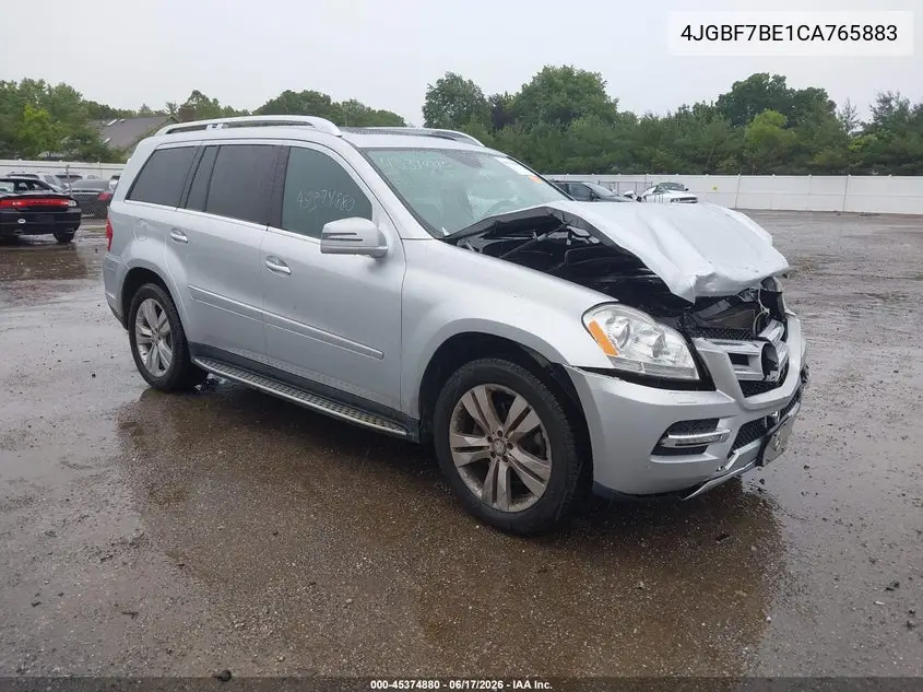 2012 Mercedes-Benz Gl 450 4Matic VIN: 4JGBF7BE1CA765883 Lot: 45374880