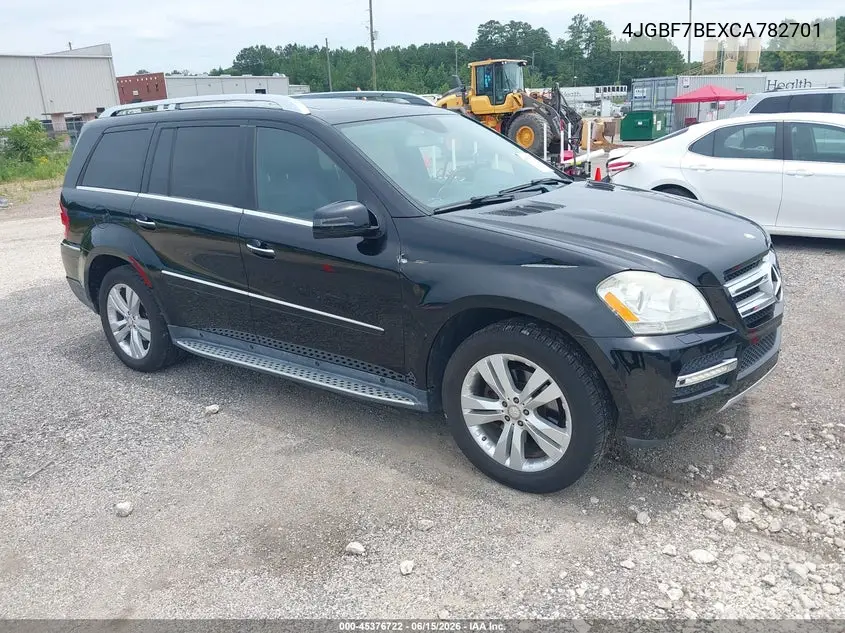 2012 Mercedes-Benz Gl 450 4Matic VIN: 4JGBF7BEXCA782701 Lot: 45376722