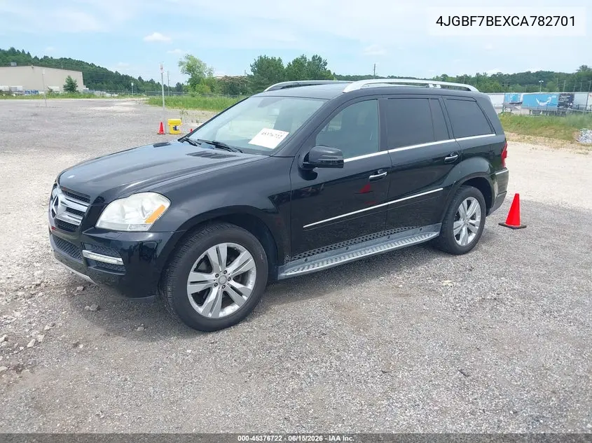 2012 Mercedes-Benz Gl 450 4Matic VIN: 4JGBF7BEXCA782701 Lot: 45376722