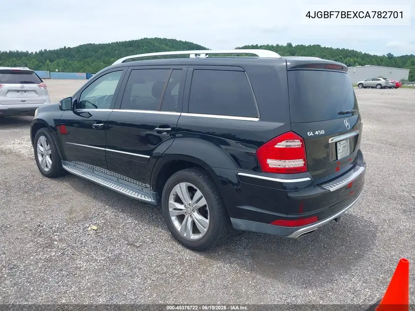 2012 Mercedes-Benz Gl 450 4Matic VIN: 4JGBF7BEXCA782701 Lot: 45376722