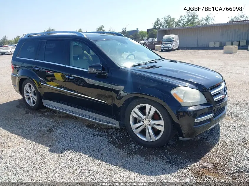 2012 Mercedes-Benz Gl 450 4Matic VIN: 4JGBF7BE1CA766998 Lot: 45397095