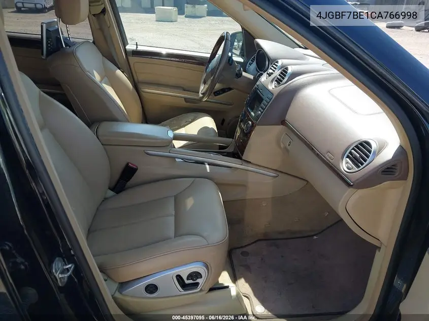 2012 Mercedes-Benz Gl 450 4Matic VIN: 4JGBF7BE1CA766998 Lot: 45397095