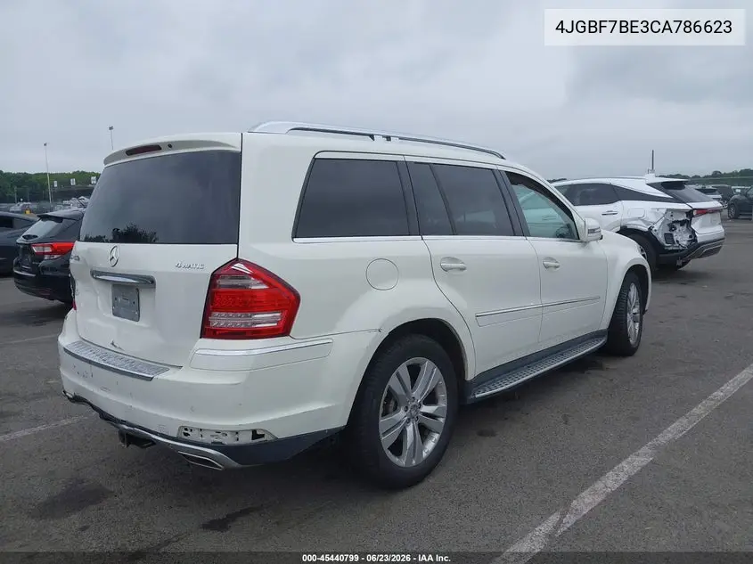 2012 Mercedes-Benz Gl 450 4Matic VIN: 4JGBF7BE3CA786623 Lot: 45440799