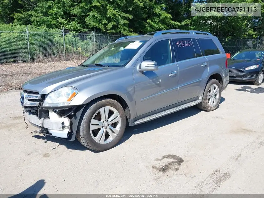 2012 Mercedes-Benz Gl 450 4Matic VIN: 4JGBF7BE5CA791113 Lot: 45457221