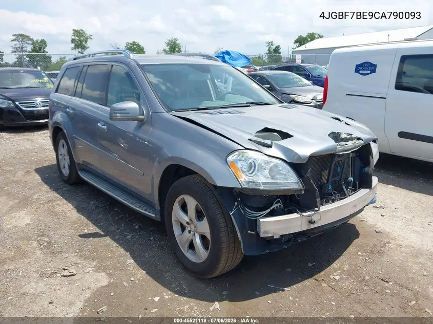 2012 Mercedes-Benz Gl 450 4Matic VIN: 4JGBF7BE9CA790093 Lot: 45521118