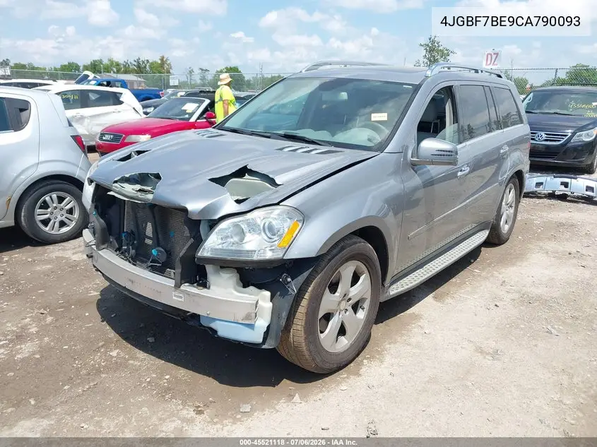 2012 Mercedes-Benz Gl 450 4Matic VIN: 4JGBF7BE9CA790093 Lot: 45521118