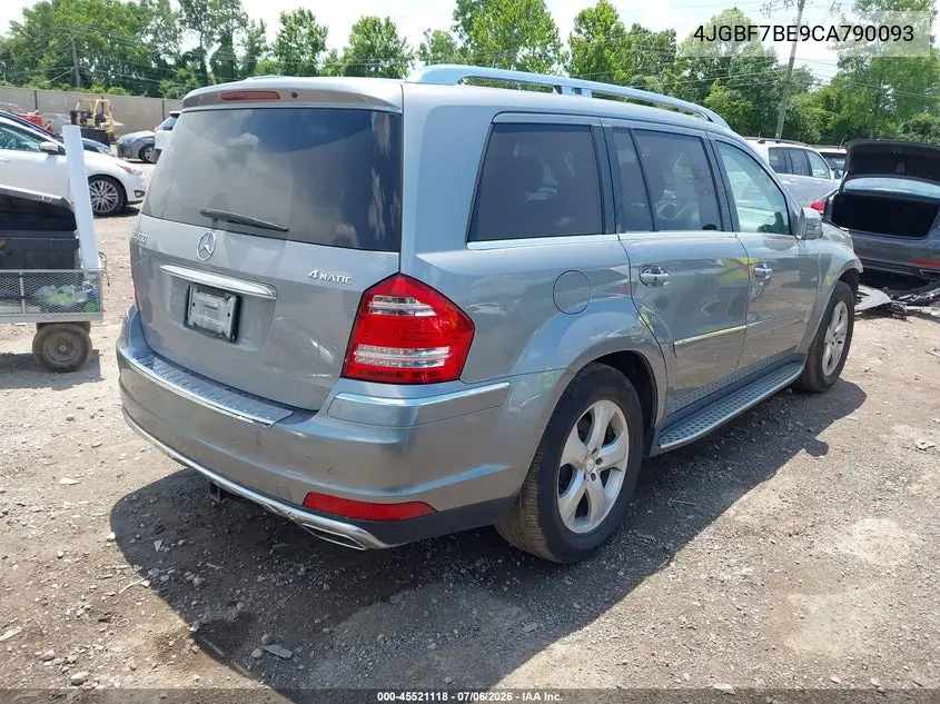 2012 Mercedes-Benz Gl 450 4Matic VIN: 4JGBF7BE9CA790093 Lot: 45521118