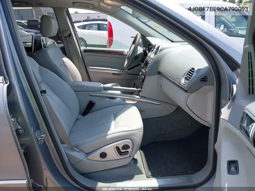 2012 Mercedes-Benz Gl 450 4Matic VIN: 4JGBF7BE9CA790093 Lot: 45521118