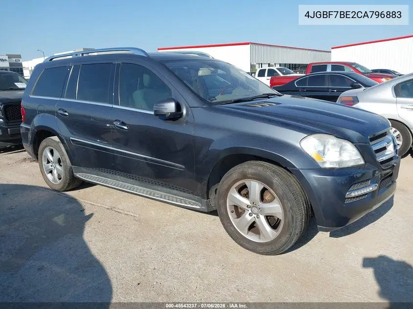 2012 Mercedes-Benz Gl 450 4Matic VIN: 4JGBF7BE2CA796883 Lot: 45543237