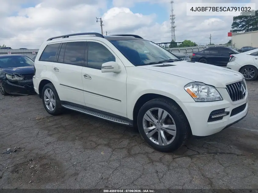 2012 Mercedes-Benz Gl 450 4Matic VIN: 4JGBF7BE5CA791032 Lot: 45551034