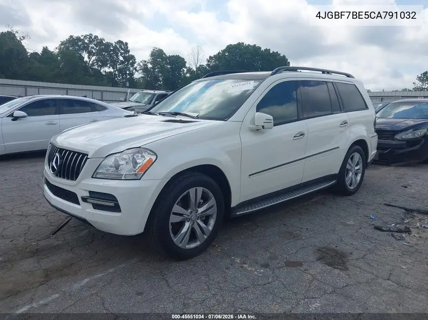 2012 Mercedes-Benz Gl 450 4Matic VIN: 4JGBF7BE5CA791032 Lot: 45551034