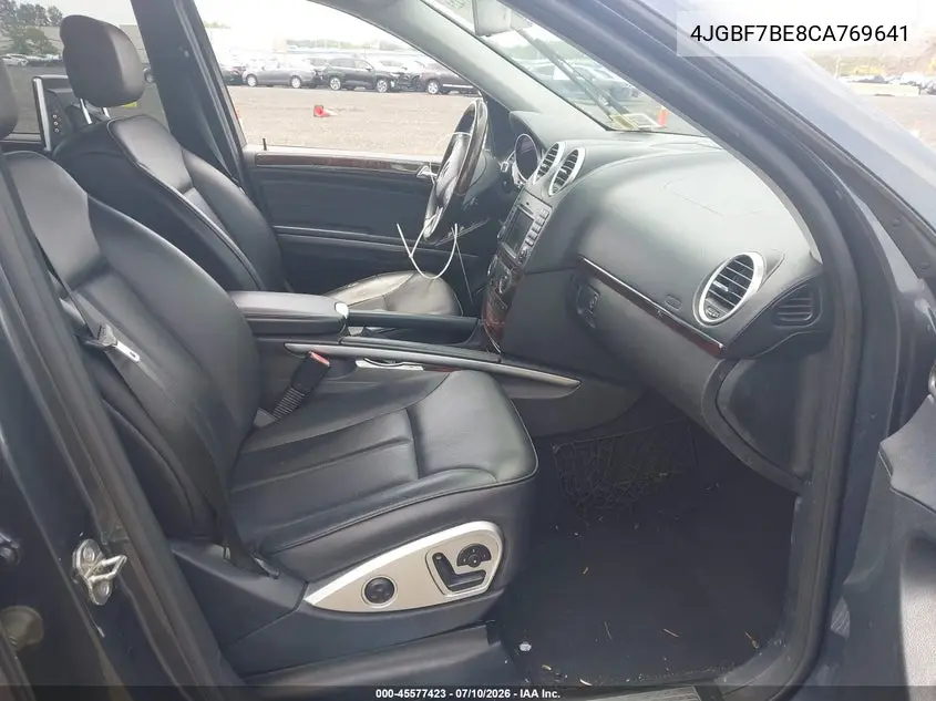 2012 Mercedes-Benz Gl 450 4Matic VIN: 4JGBF7BE8CA769641 Lot: 45577423